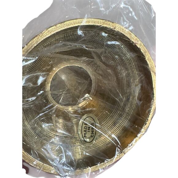 VTG Solid Brass Candlestick 1984 American Trends Corp 3.25” Dinner Party NEW - Picture 3 of 6